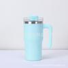 Copo Térmico Esportivo de Aço Inoxidável 304 Atacado Macaron 20oz Copo para Carro Copo de Gelo Portátil Sublimação