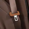 Adecuado para BMW Mercedes-Benz Audi Tesla Ideal Hebilla de Cinturón de Seguridad de Gamuza Cubierta Inserto de Cinturón de Seguridad Anticolisión Cubierta Protectora