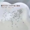 Pedras de Strass Redondas Pequenas K9 Sparkling White com 33 Facetas e Base Plana para Nail Art, Pacote Misto de Pedras de Strass Coloridas com Base Plana Decorações para Nail Art
