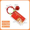 Colgante de la Fortuna Estilo Chino, Colgante Decorativo para Funda de Teléfono de Bendición de Cumpleaños Danza del León, Colgante Atrae-Dinero para Equipaje, Llave, DIY