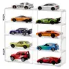 Temu Transfronterizo Domeka Hot Wheels Modelo de Coche de Juguete de Aleación Caja de Almacenamiento Soporte de Exhibición Vitrina Acrílica