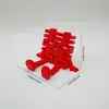 Brinquedos Impressos em 3D com Palavras Felizes para Decorações de Casamento e Ano Novo, Enfeites para Casa Nova, Decorações de Festival da Primavera, Decorações para Casa para Mudança