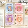 Mini cuaderno espiral de niña linda de dibujos animados y cachorro, cuaderno portátil de bolsillo, cuaderno de notas para estudiantes