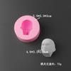 Versión Q arcilla ultraligera molde de cerámica suave muñeca bjd molde facial de silicona fondant resina epoxi molde facial