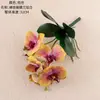 Orquídea Phalaenopsis Qingnai Combinación Tallo Corto Estilo Ins Flores Artificiales Fabricante Ramo de Boda Transfronterizo Flores Falsas Decoración del Hogar
