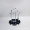 Suporte de Copo de Ferro Forjado para Casa, Escorredor de Xícaras de Chá, Suporte Rotativo de Armazenamento de Copos de Luxo Leve, Fabricante de Suporte Invertido para Copos de Vidro
