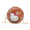 26 Bolsas de Cadena de Baloncesto Estilo Coreano Nuevas para Niños y Niñas, Mini Bolso de Hombro Cruzado de Moda y Tendencia, Monedero Redondo