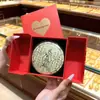 Panqueque de Oro Oro Puro 999 La Riqueza Está Rodando Feliz Cumpleaños Día de San Valentín Souvenir Año Nuevo Evento de Negocios Regalo