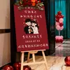 Decoração de Placa de Boas-Vindas para Noivado, Placa de Banquete de Casamento Novo Estilo Chinês, Suprimentos de Placa Guia de Casamento, Personalização de Placa KT de Entrada