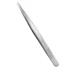 Pinzas para Pestañas Postizas Pre-hechas de Fábrica, Rizador de Pestañas para Injerto de Artista de Pestañas, Pinza de Pluma Dorada Delfín, Herramienta de Pinza para Florecimiento de Alta Precisión