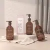 Frasco de álcool em gel tipo pump de 500ml, frasco de loção corporal e gel de banho, material de embalagem para suprimentos de animais de estimação, frasco de shampoo