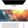 Mouse Pad Nuvem Dourada Mouse Pad Comércio Exterior Transfronteiriço Atacado Escritório Extra Grande Resistente à Sujeira Impermeável Borda Travada de Computador Pad de Mesa