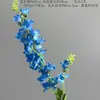Flores Artificiales Azules Ramo Materiales para Decoración de Escena de Boda, Rosas Azules para Arreglo de Piso de Salón de Bodas y Flores Decorativas