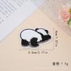 Patche de Panda Estilo Chinês Autoadesivo Sem Costura Patch Bordado Pacote de Expressões de Panda Desenho Animado Patch de Reparo de Furos em Roupas