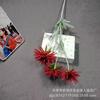 Decoração de Flores Artificiais Crisântemo Garra de Caranguejo Flor Falsa Decoração de Sala de Estar Planta Artificial Decoração de Casamento Caminho de Flores Arranjo de Flores