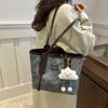 Bolsa Tote Retrô de Grande Capacidade para Mulheres 2026 Nova Moda Textura Bolsa de Ombro Simples Elegante Bolsa para Trabalho e Dia a Dia