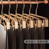 Calças de liga de alumínio Rack Clip Armário de roupas domésticas Armário de armazenamento sem costura Calças encolhíveis Clip Calças Cabide Cabide Saia Clip Hanger