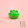 Nuevo Juguete de Comida Artificial de Dibujos Animados Cazuela Resina Accesorios Pequeños Conejo Lindo Cerdo Pegamento de Crema Accesorios para Joyería DIY