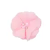 6cm Perla y Pedrería Cosidas a Mano Gasa Arrugada Flores Hechas a Mano Accesorios DIY Zapatos y Sombreros Accesorios para Ropa Venta al por Mayor