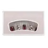 Puntas de Uñas de Lujo Cortas Color Vino Tinto con Pedrería, Pegatinas de Uñas Versátiles Listas para Usar que Realzan el Cutis, Diseño Personalizado de Alta Gama