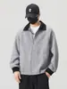 Chaqueta Casual Suelta de Cuello Alto Nueva Moda Primavera y Otoño Moda Tendencia Cómoda Versátil Ropa de Abrigo Marca de Tendencia