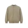 Suéter de Punto Pesado para Hombre Cardigan de Pareja Ropa Exterior Cuello Redondo de un Solo Botón Estilo Old Money Otoño Invierno Factory Transfronteriza Venta al por Mayor