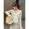 Coreia do Sul Dongdaemun 1090203 blusa casual com gola henley