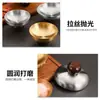 Tazón de helado de acero inoxidable 304 estilo coreano con base de madera, copa de helado creativa, vaso alto para pudín, copa de postre, tazón para gelatina de leche
