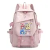 Mochila Anime Desenho Animado Bocchi the Rock, Pedra Solitária, para Meninas, Alunos do Ensino Fundamental e Médio, Bolsa de Ombro Duplo de Grande Capacidade