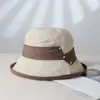 Nuevo Sombrero de Pescador con Protección Solar para Primavera y Verano para Mujer, Combinación de Colores Japonesa, Elegante, Protección UV, Para Viajes y Exteriores, Sombrero de Pescador Versátil