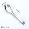 Cuchara de Acero Inoxidable para Uso Doméstico, Cuchara para Comer Infantil, Cuchara para Sopa de Adulto, Cuchara Plana Espesada, Cuchara Profunda para Sopa, Exportación