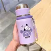 Copo Térmico Cachorro Meninas Aço Inoxidável Estudante Chá Fofo Copo com Separação de Chá Simples Pequeno Portátil