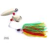HENGJIA/HENGJIA 4 colores 20 g chico barbudo borla ruido Blackfish bass Luya cebo equipo de pesca cebo de pesca al por mayor