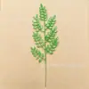 Rama Navideña Brillante P46Cm con 7 Piezas de Hoja de Melón, Adecuada para Decoración de Guirnalda de Árbol de Navidad, Suministro de Fábrica