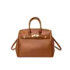 Elegante bolsa de mão preta platina para mulheres, novo modelo outono e inverno 2026, bolsa de mão de grande capacidade com padrão texturizado, bolsa tote para o dia a dia