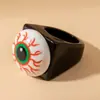 Amazon Transfronterizo Halloween Fantasma Creativo de Resina Calabaza Fantasma Anillo Fantasma Anillo Oscuro Personalizado de Pascua para Mujeres