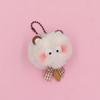 Lindo colgante de peluche de elfo para mujer, muñeco de dibujos animados, muñeco de bola de pelo, llavero de helado, adornos para mochila de pareja