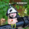 Adornos para Coche de Patito Amarillo Coche a Batería Cerdito Motocicleta Eléctrica Bicicleta Adornos Accesorios Pequeños para Coche Colgante