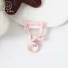 Chaveiro de gato pintado colorido, fecho de mola de liga de zinco animal, pingente de bolsa de boneca, acessório de ferragem decorativo