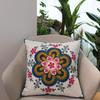 Estancia en casa ins Almohada Bordada de Lujo Ligero Moderna Simple Almohada para Sala de Estar Cojín de Cabecera Cama Cintura Respaldo Funda de Almohada