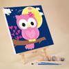 Pintura a Óleo Digital DIY 20*20cm Xiyin Temu Desenho Animado Pintado Colorir Preenchido à Mão Pintura a Óleo Digital Atacado