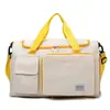 Bolso de Yoga para Mujer de Gran Capacidad Separación Seco y Húmedo Bolso Deportivo para Gimnasio para Hombre Moderno Sencillo Multifuncional Plegable