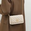 Bolsas para Mujer 2026 Nuevo Estilo Bolso Cruzado Bolso Cuadrado Pequeño Acolchado Primavera y Otoño Bolso de Mujer de Cuero Genuino Bolso Pequeño de Cadena de Alta Gama