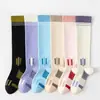 Meias 3/4 Versáteis, Meias Esportivas, Meias Longas Casuais para Mulheres, Meias de Badminton Absorventes de Suor e Respiráveis, Meias Compressivas para Pernas, Meias 3/4