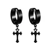Pendiente de Acero de Titanio con Forma de Estrella de Seis Puntas Moda Pendientes Populares Pendientes Punk Callejero