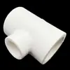 Liansu Gris Ppr Suministro de Agua Codo Reductor de 90 grados 20x16-110x90 T de Plástico Blanco T de Ppr