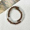 Nueva Pulsera Multicírculo de Piedra Ojo de Gato Rosa China 2025 Nuevo Estilo Chino Cool Retro Cuentas Joyería con Cuentas