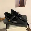 Conjunto Estilo Coreano com Sapatos de Couro de Salto Grosso para Mulheres, Sapatos de Algodão Quente com Forro de Lã Estilo Britânico, Sapatos Peludos de Inverno, Sapatos Mary Jane de Salto Médio para Mulheres