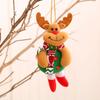 Novo Pendente de Acessórios para Árvore de Natal Boneca de Natal Decorações de Natal Boneca de Tecido Dançante Pequeno Pendente Presente