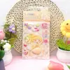 Pegatina de Dibujos Animados para Niños Transfronteriza Suave Linda Pellizco de Barriga Descompresión Conejo Animal Panda Hibisco Cuero Pegatina Tridimensional